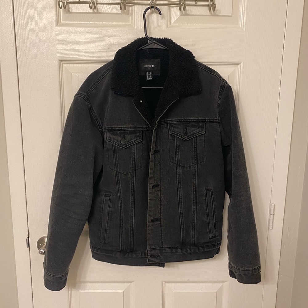 Black Forever 21 Denim Jacket